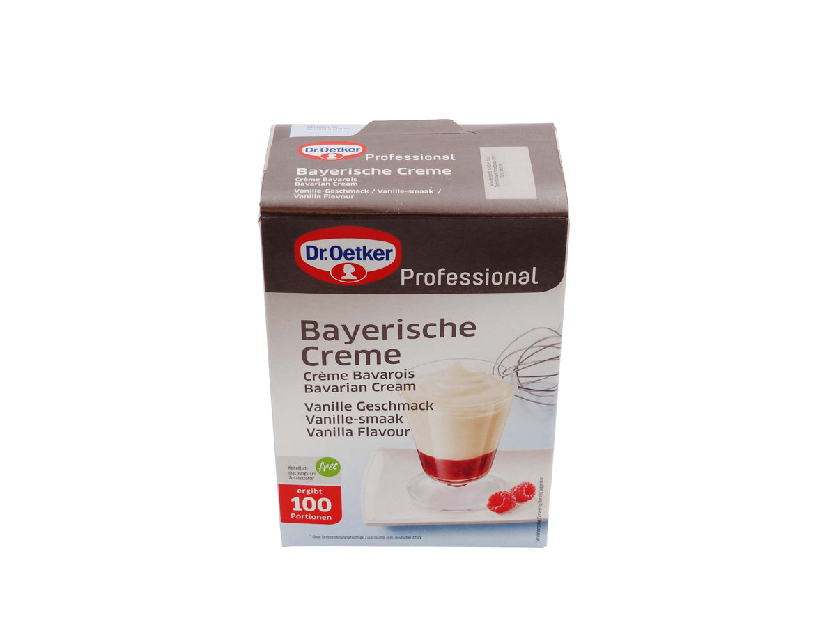 Bayerische Creme Dr. Oetker 1 kg Packung | MÄVO Bayerische Creme Dr. Oetker 1 kg Packung | MÄVO