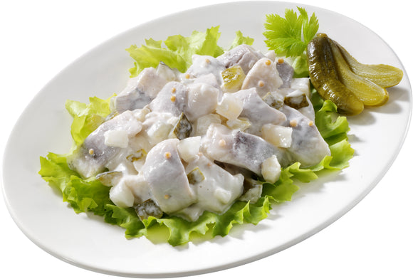 Delikatess Herings-Salat weiß Dahlhoff 1 kg Schale MÄVO