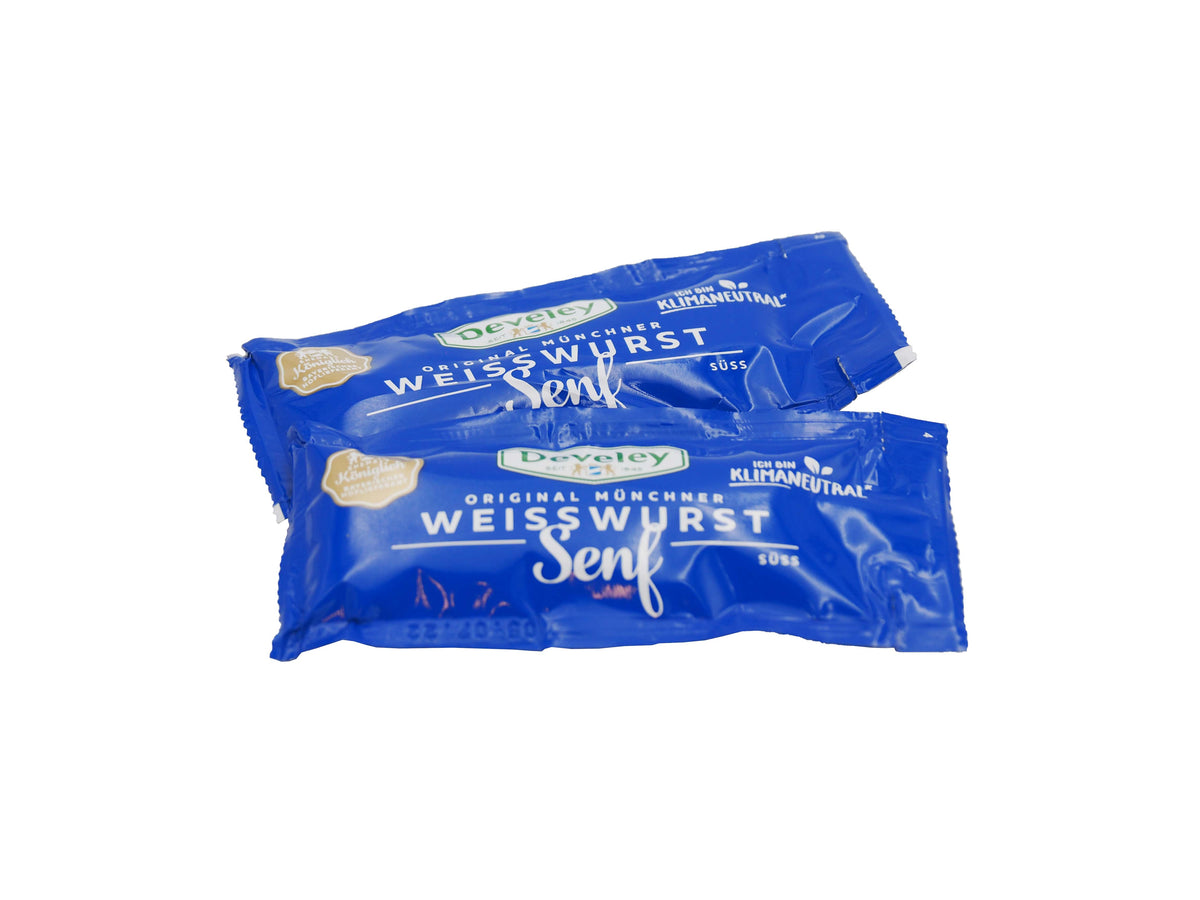 Develey Süßer Senf 15 ml Portionsbeutel | MÄVO Develey Süßer Senf 15 ml Portionsbeutel | MÄVO
