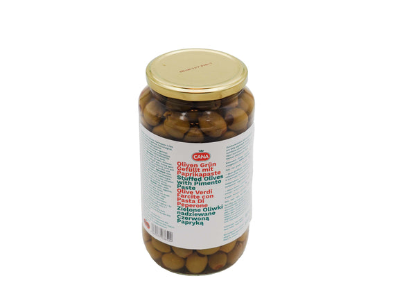 Oliven mit Paprika 935 g Glas MÄVO