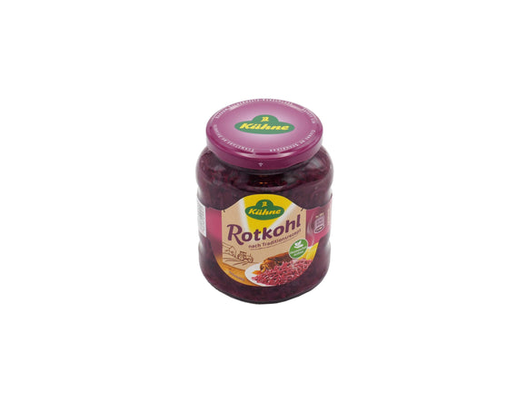 10 Gläser Rotkohl Kühne a 370 ml MÄVO