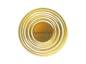 100 Stück Deckel für Konservendosen 73 mm Aufdruck Jagdwurst MÄVO