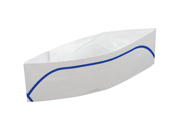 100 Stück Papier Schiffchen weiß MÄVO