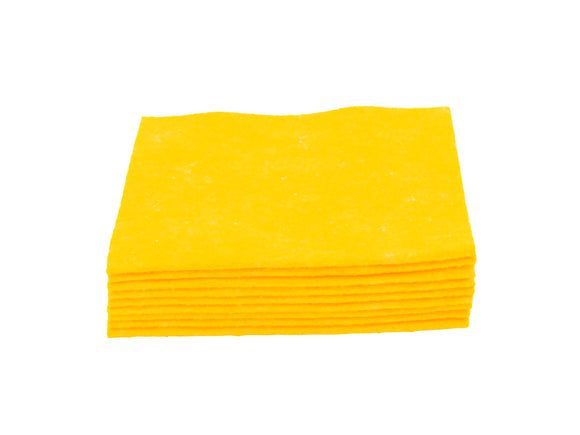 200 Stück Meiko Vlies Allzwecktuch gelb 110 g, 38x38 cm MÄVO