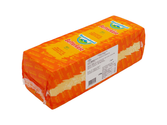 Bayernland Butterkäse 55 % Fett i.d.Tr., ca. 2,5 kg Brot MÄVO