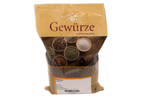 Kümmel geschrotet 1 kg Beutel MÄVO