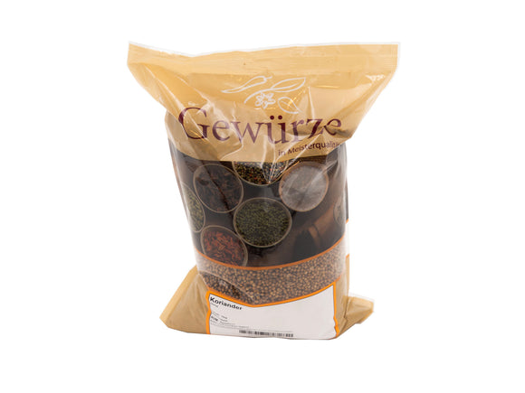 Koriander ganz 1 kg Beutel MÄVO