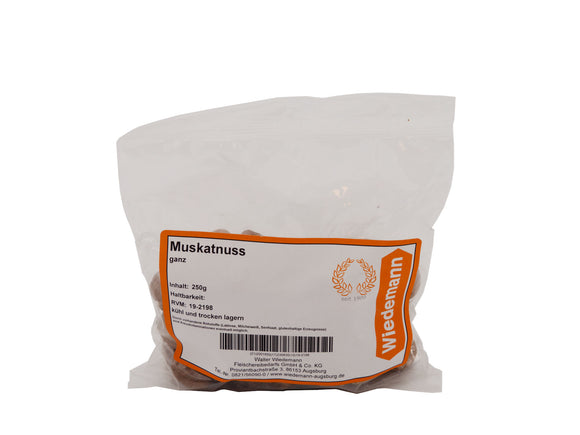 Muskatnuss ganz 250 g Beutel MÄVO