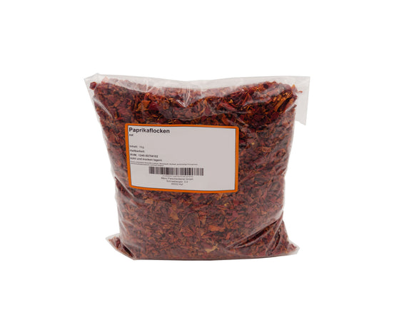 Paprikaflocken rot 1 kg Beutel MÄVO