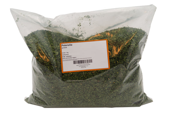 Petersilie getrocknet 1 kg Beutel MÄVO