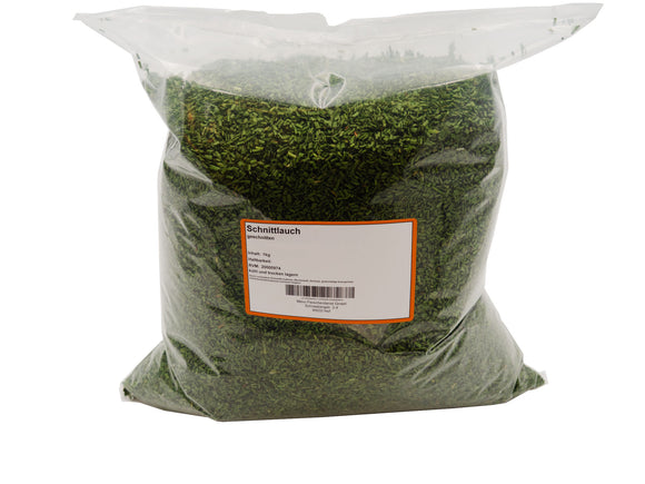 Schnittlauch getrocknet 1 kg Beutel MÄVO
