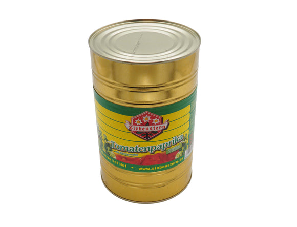 Tomatenpaprika Streifen, Siebenstern 5/1 Dose MÄVO